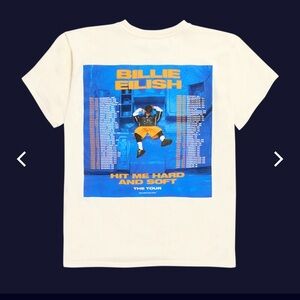 BILLIE EILISH HIT ME HARD AND SOFT ADMAT POSTER TEE